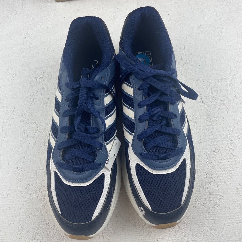 adidas Navy and White Sneakers - Picture 2 of 12